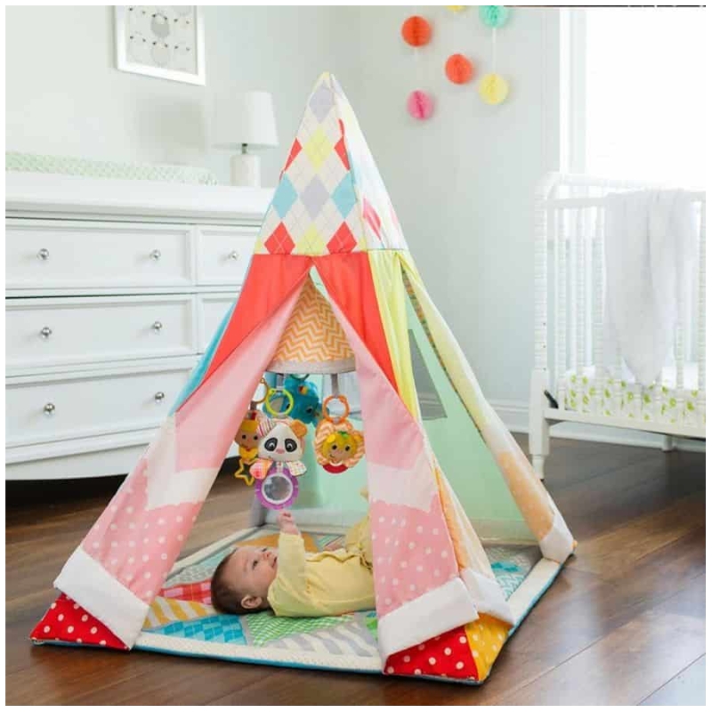 Carpa tipi y gimnasio para niños plegable infantino