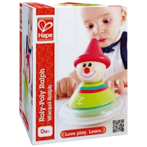 Sonajero para bebe payaso equilibrista