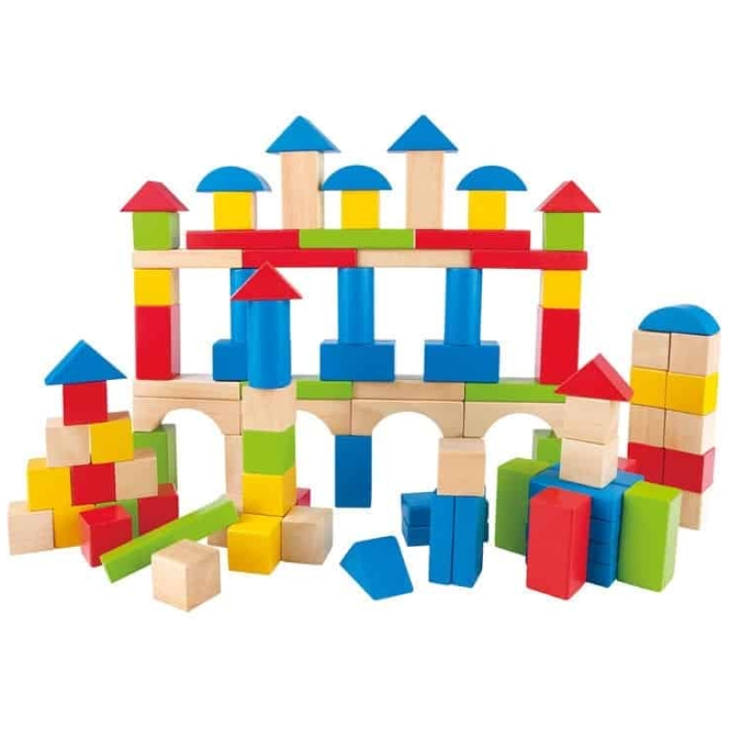 Juguete set de bloques 100 pcs hape