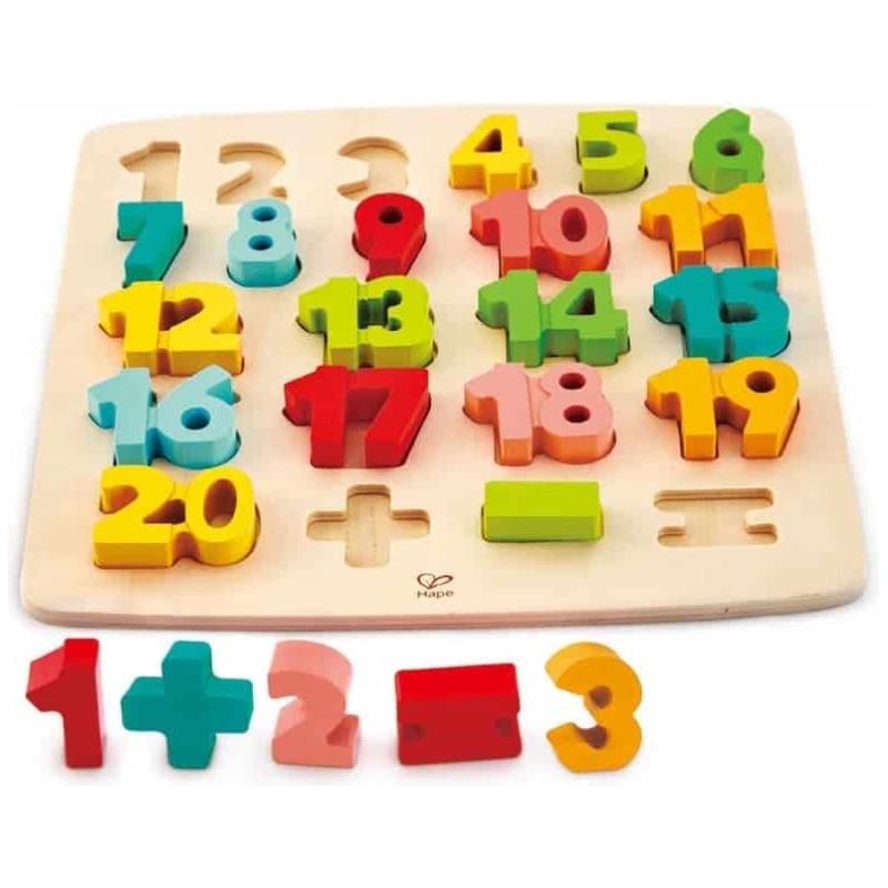 Puzzle numérico y matemático hape