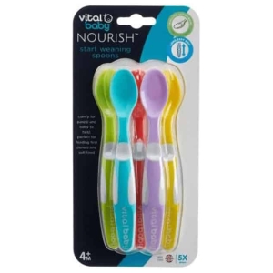 Pack de 5 cucharas para bebés vital baby