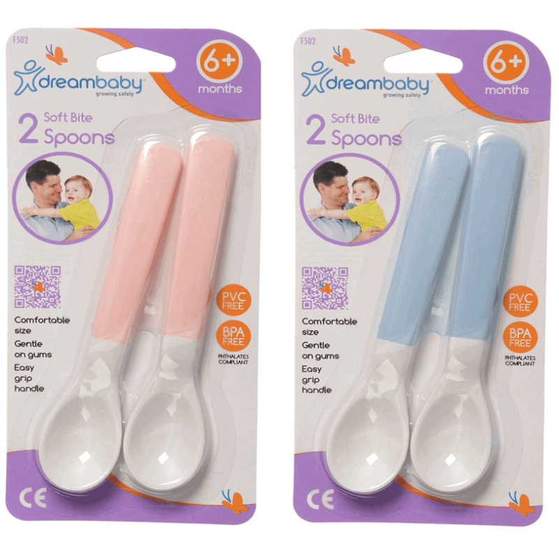 Pack de 2 cucharas blanditas para bebés dreambaby