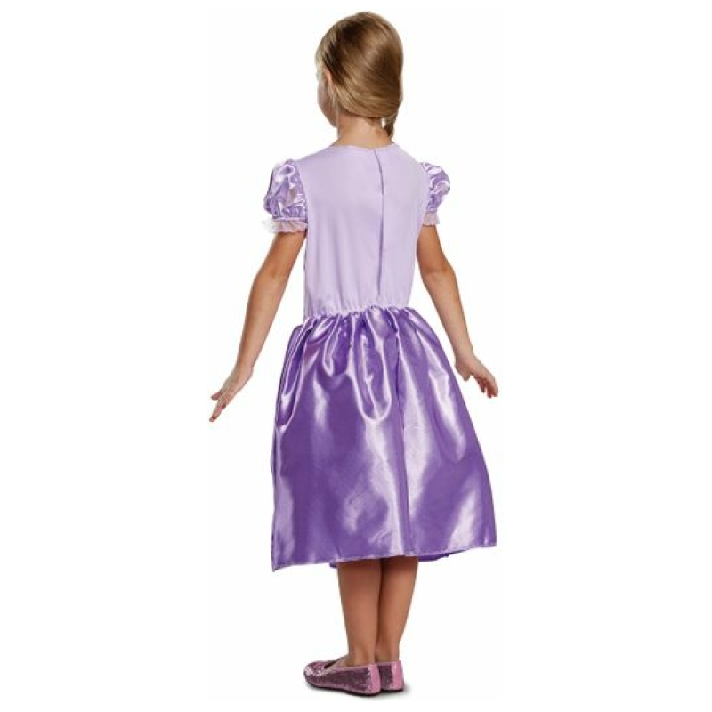 Disfraz básico rapunzel disney - violeta, talla 4-6