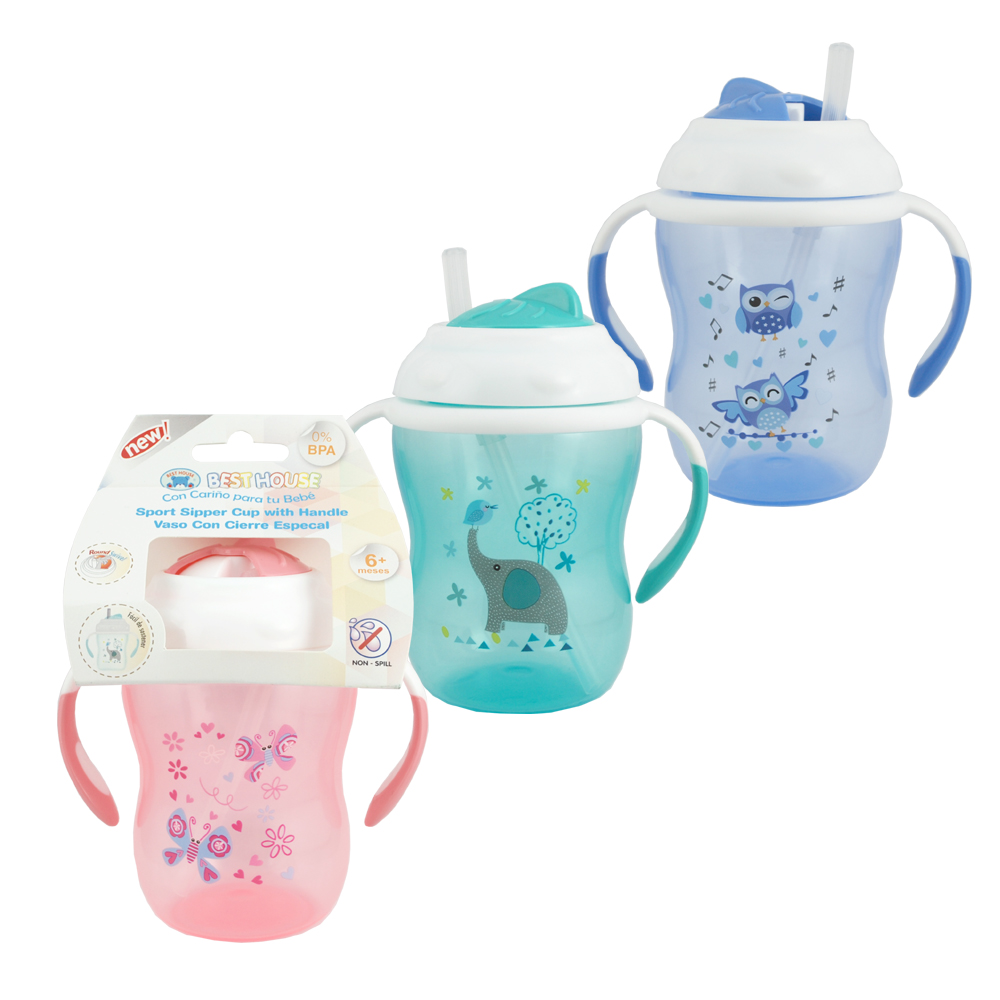 Vaso Para Bebes De Transición Con Bombilla - Bebeclick