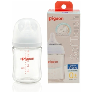 Mamadera de vidrio boca ancha 160 ml pigeon