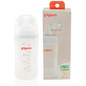 Mamadera boca ancha plástica pigeon 240ml