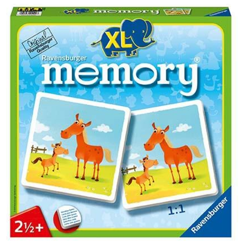 Juego mi primer memorice xl animales ravensburger