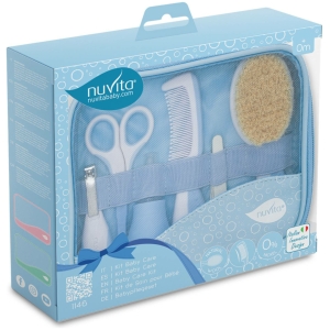 Set de higiene para bebes nuvita celeste