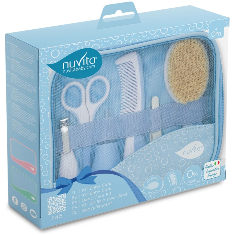 Set de higiene para bebes nuvita celeste