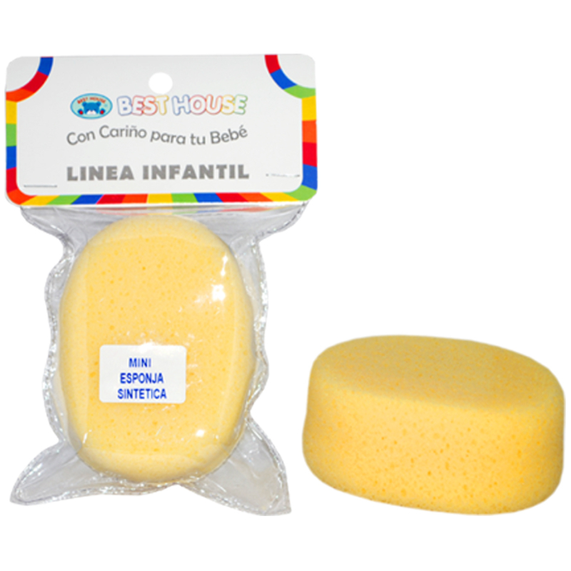 Mini esponja de baño sintética