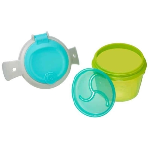 Vaso bowl para snacks y colaciones verde vital baby