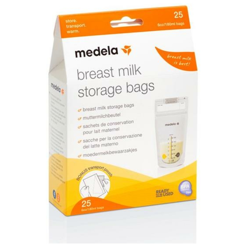 Bolsa de almacenamiento de leche 25 unidades medela