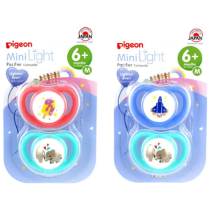 Pack chupete minilight pigeon 6 -12 meses