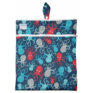 Bolso impermeable azul pulpo