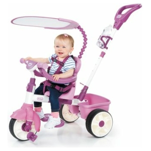 Triciclo 4 en 1 rosado little tikes