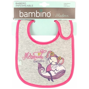 Babero toalla impermeable bambino niña mermaid