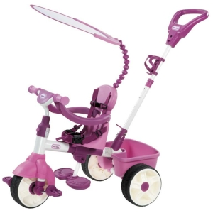 Triciclo 4 en 1 rosado little tikes