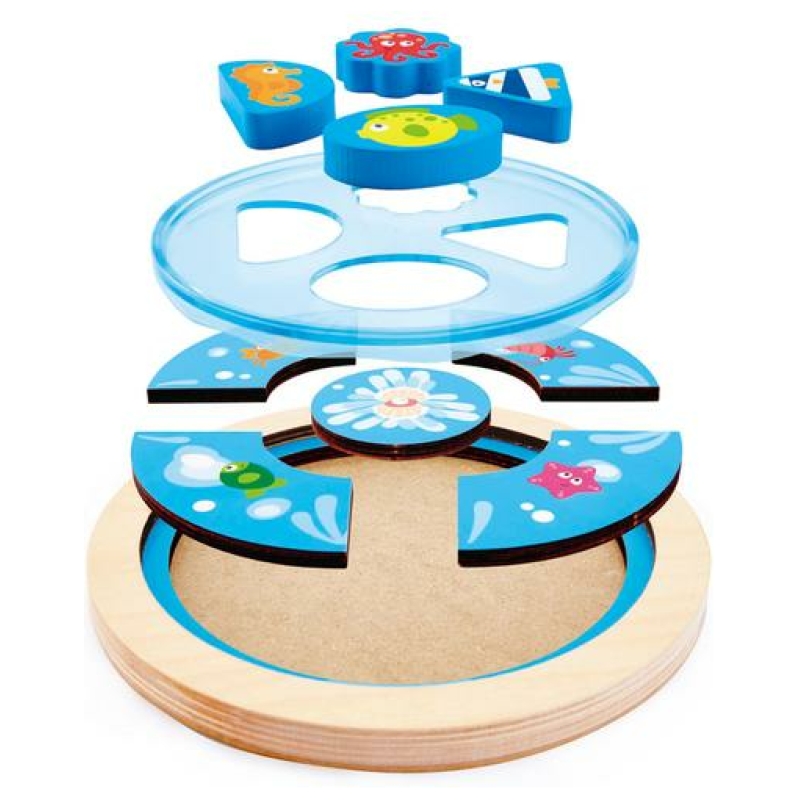 Puzzle de madera descubrimiento del mar profundo hape