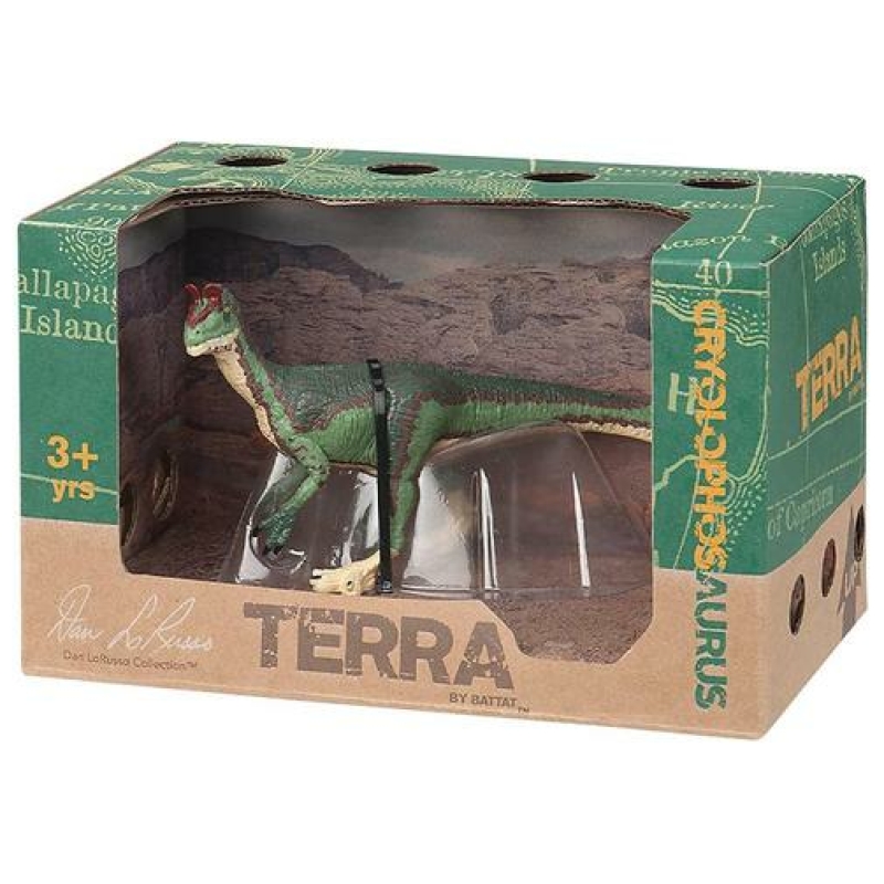 Dinosaurio cryolophosaurus terra