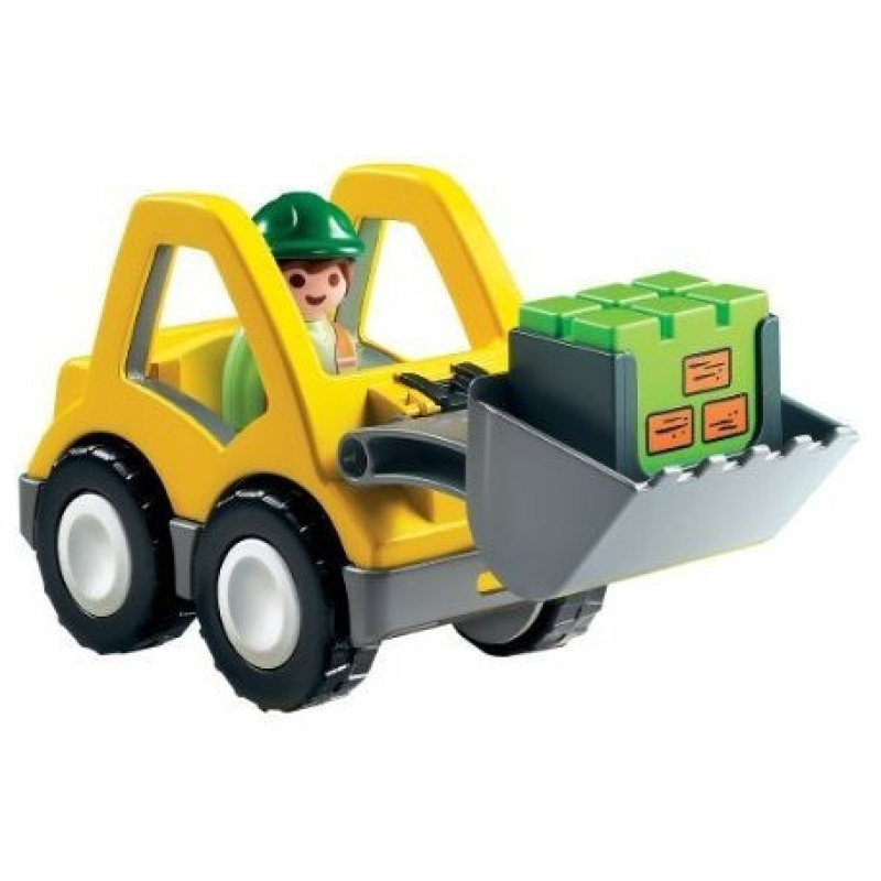 Juguete 1.2.3 excavadora playmobil