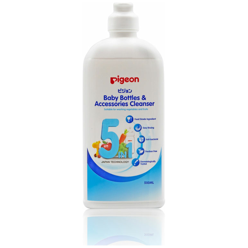 Limpiador de biberones 5 en 1 pigeon 500 ml