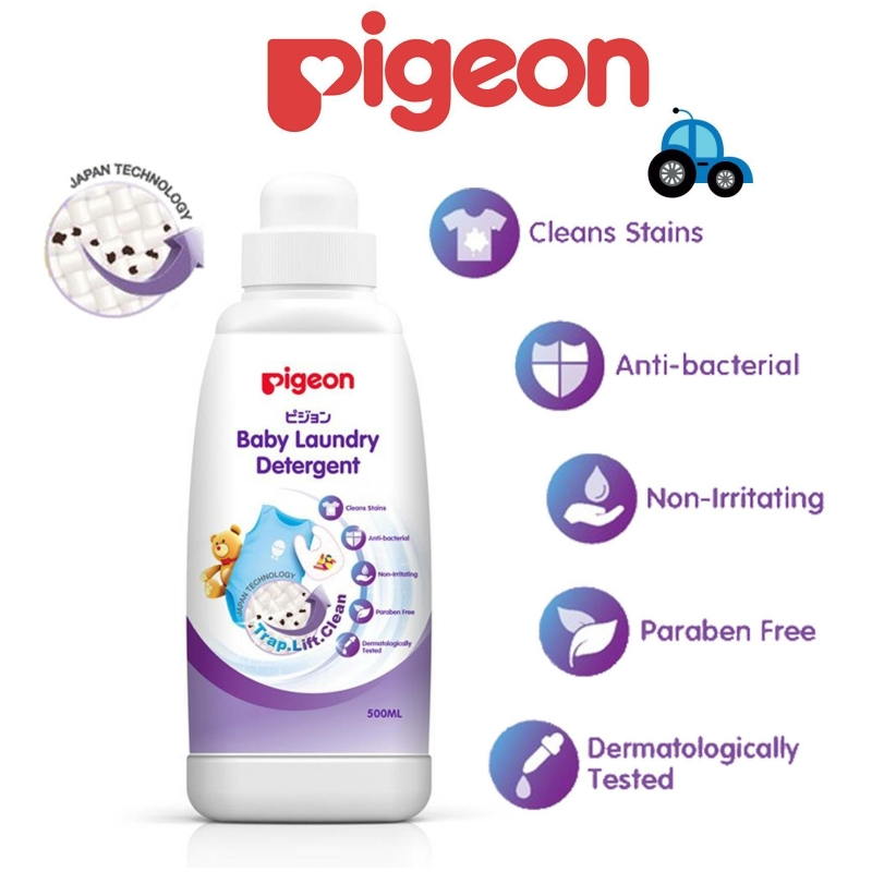 Detergente de ropa pigeon para bebés 500 ml