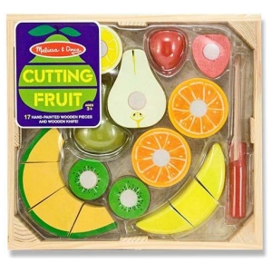 Juguetes set de frutas de madera