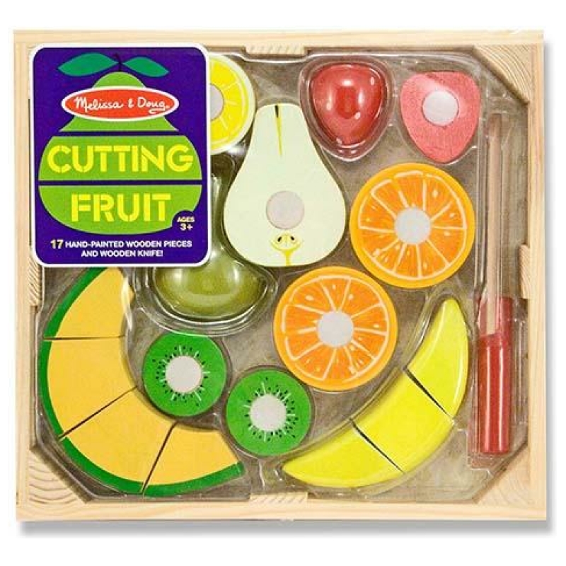 Juguetes set de frutas de madera