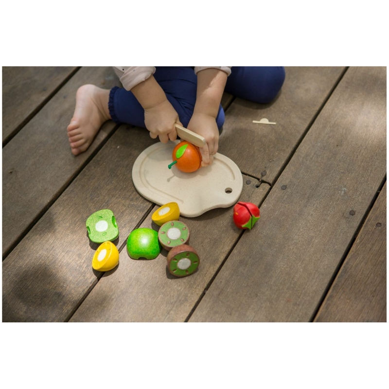 Juguete set de frutas surtidas plan toys