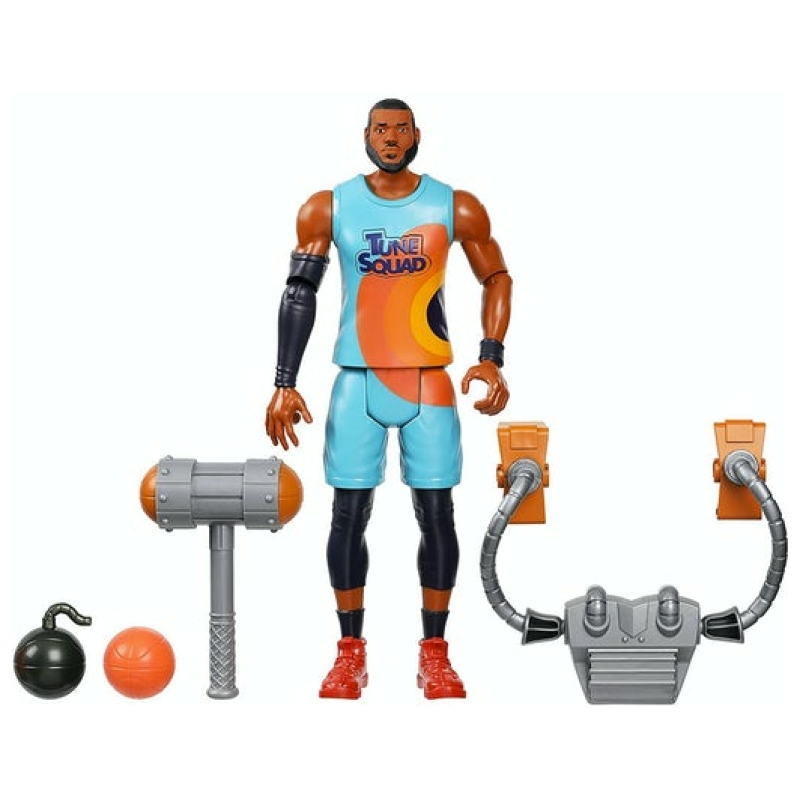 Figura articulada lebron james 30cm con sonido y accesorios