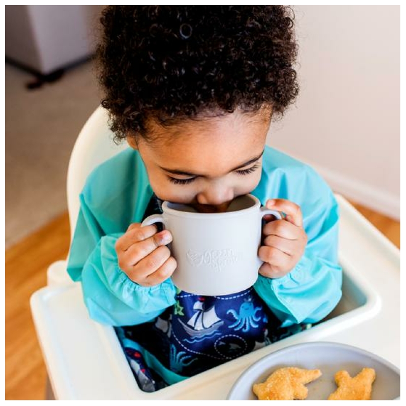 Vaso de aprendizaje con asas para bebés green sprouts