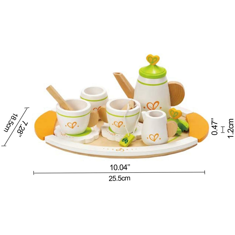 Juguete set de té hape