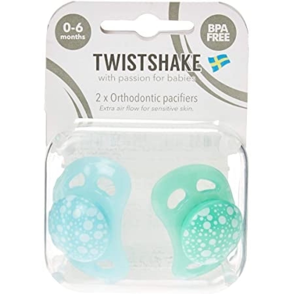 Pack Chupetes Twistshake 0-6 Meses - Bebeclick