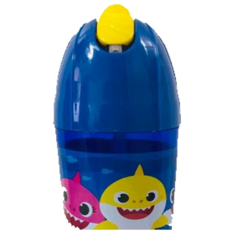 Vaso con bombilla espacial baby shark 290ml