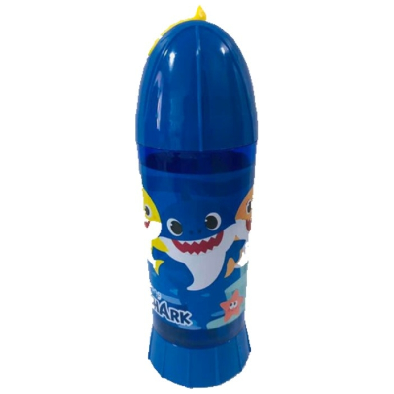 Vaso con bombilla espacial baby shark 290ml