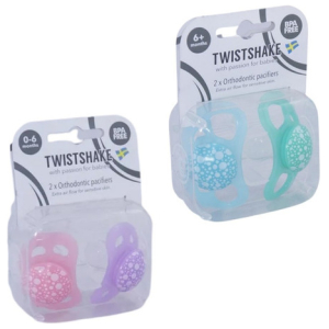 Pack chupetes twistshake 0-6 meses