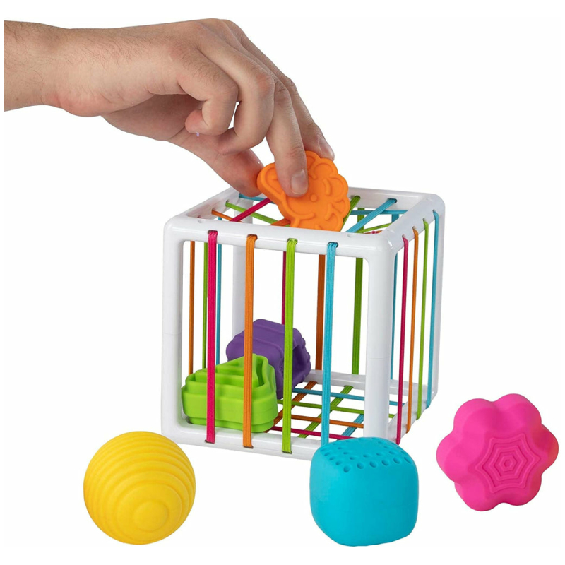 Cubo de encaje sensorial innybin fat brain toy