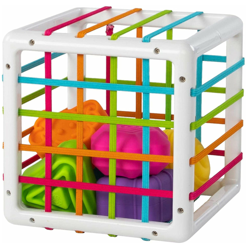 Cubo de encaje sensorial innybin fat brain toy