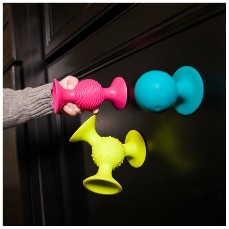 Mordedores sonajeros sensoriales pipsquigz fat brain toy
