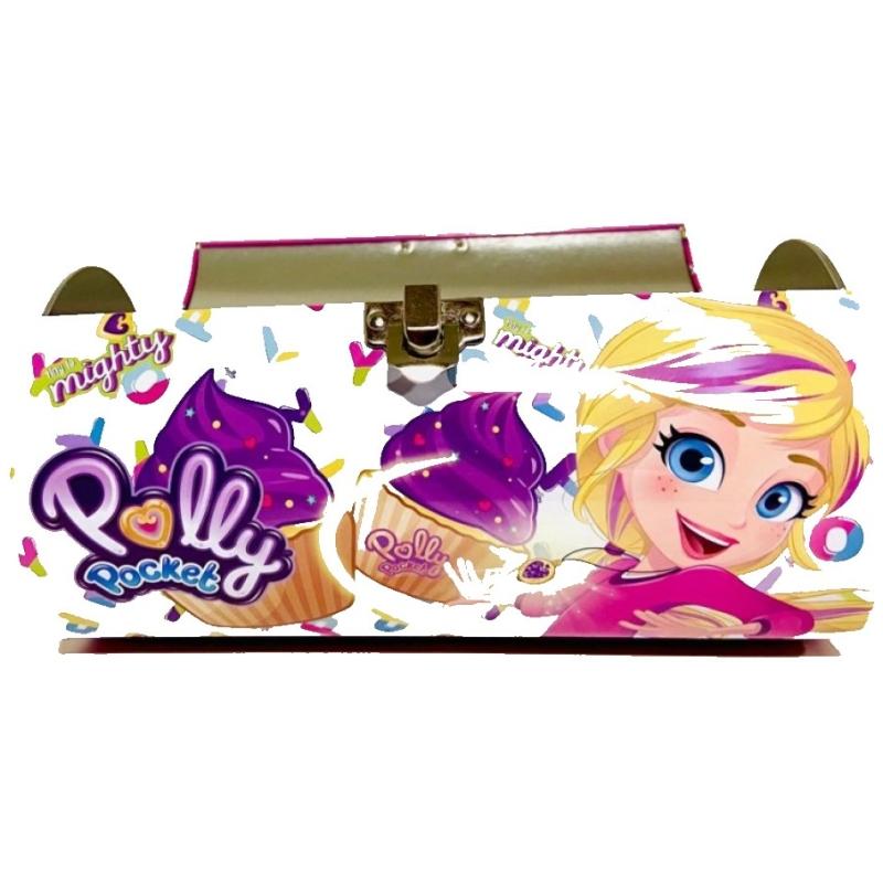 Cartera metálica polly pocket