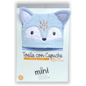 Toalla capucha premium mini me zorrito