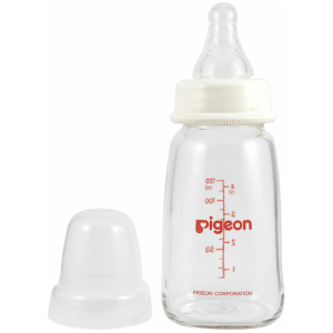 Mamadera boca estándar de vidrio 120ml pigeon