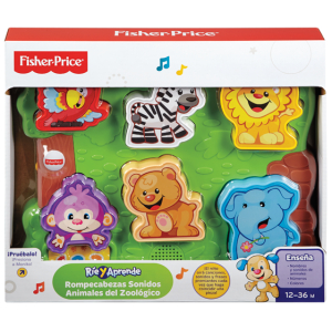 Rompecabezas con sonidos animales de la selva fisher price