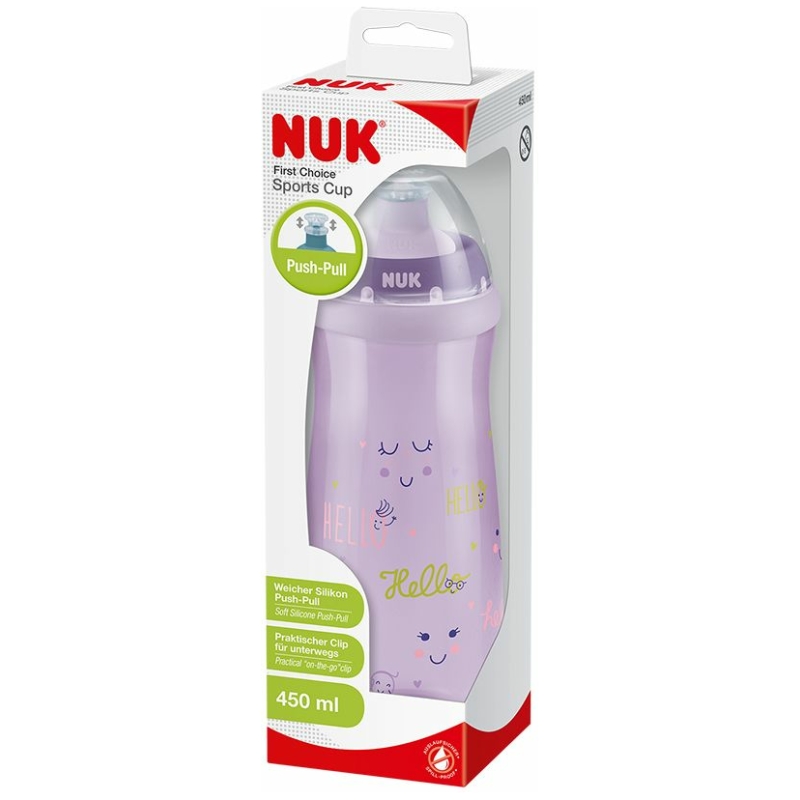 Vaso con boquilla sport cup 450 ml nuk