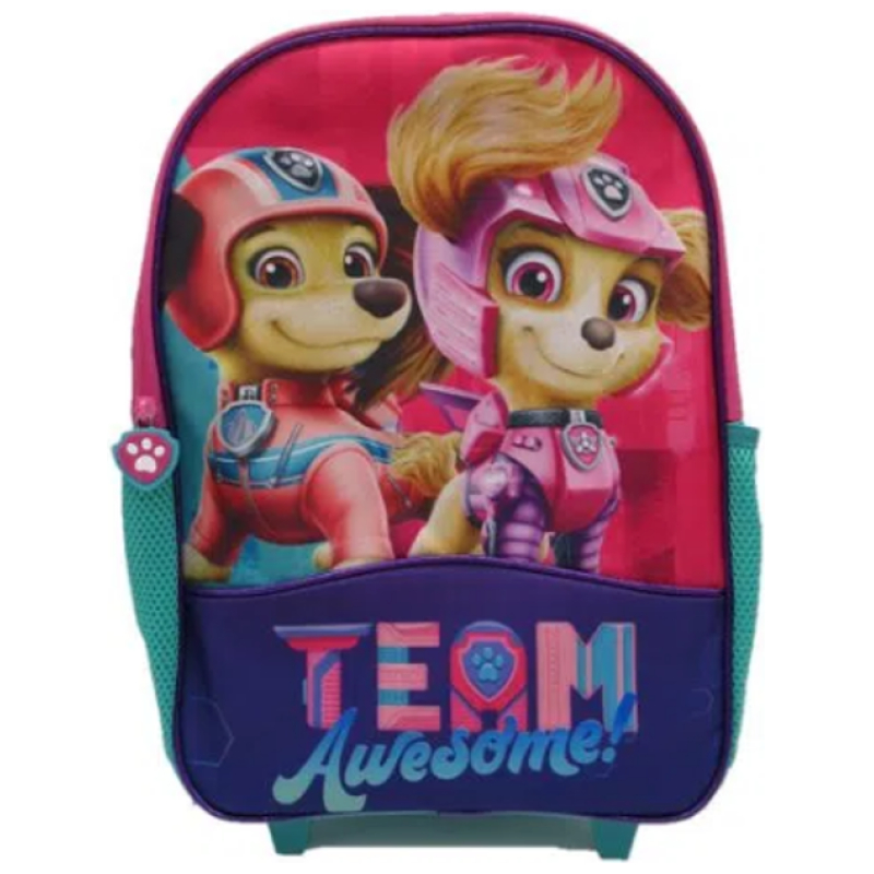 Mochila con ruedas paw patrol the movie niña