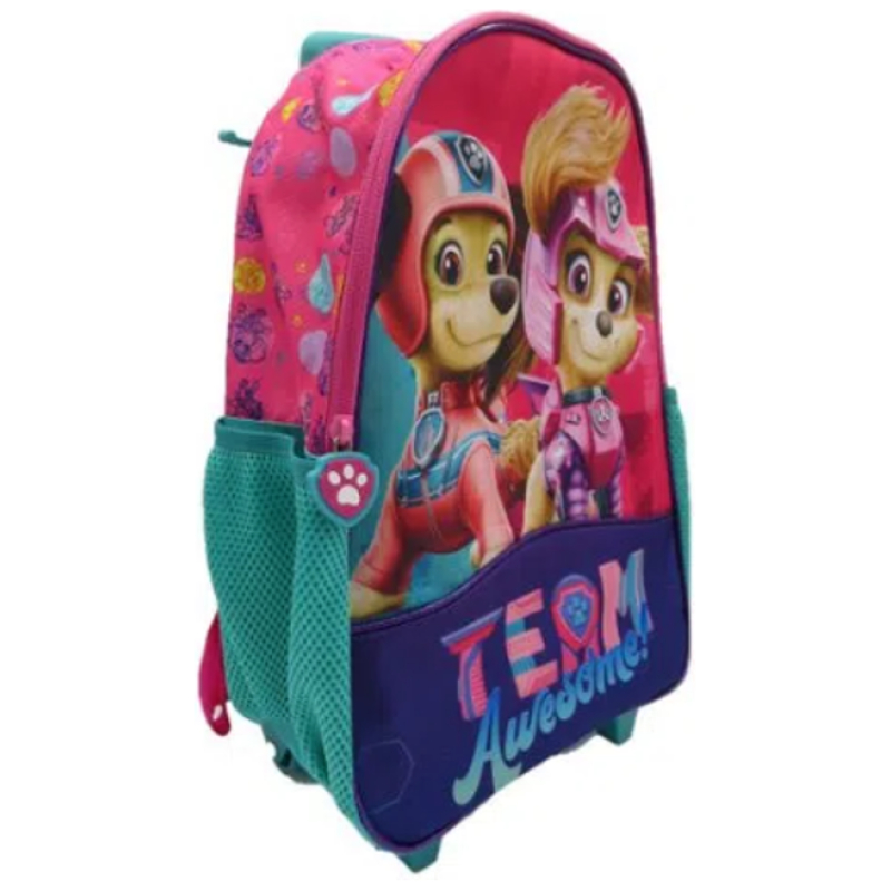 Mochila con ruedas paw patrol the movie niña