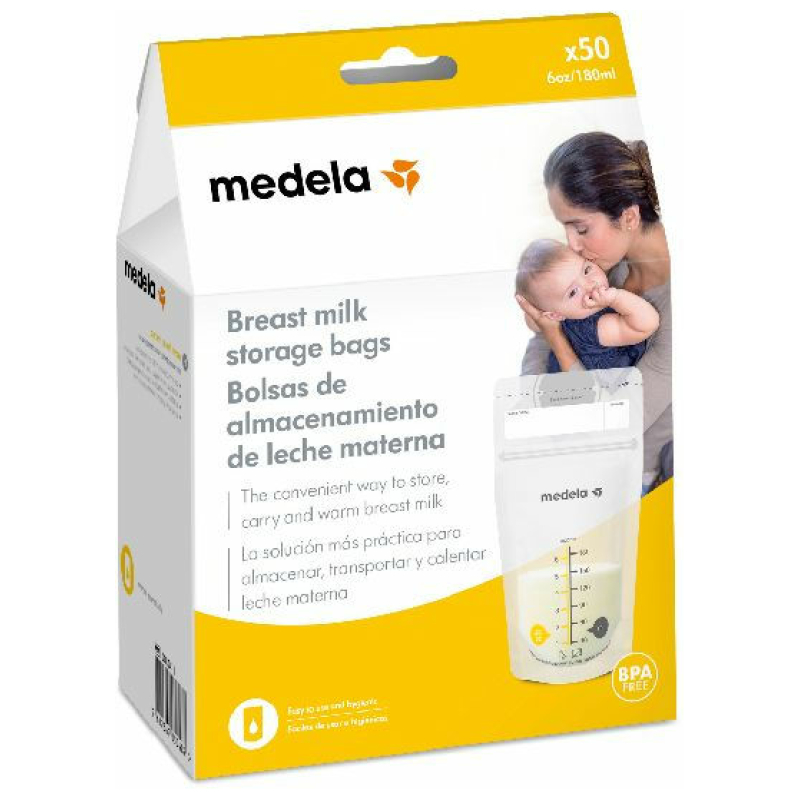 Bolsas de almacenamiento de leche materna medela 50 pcs