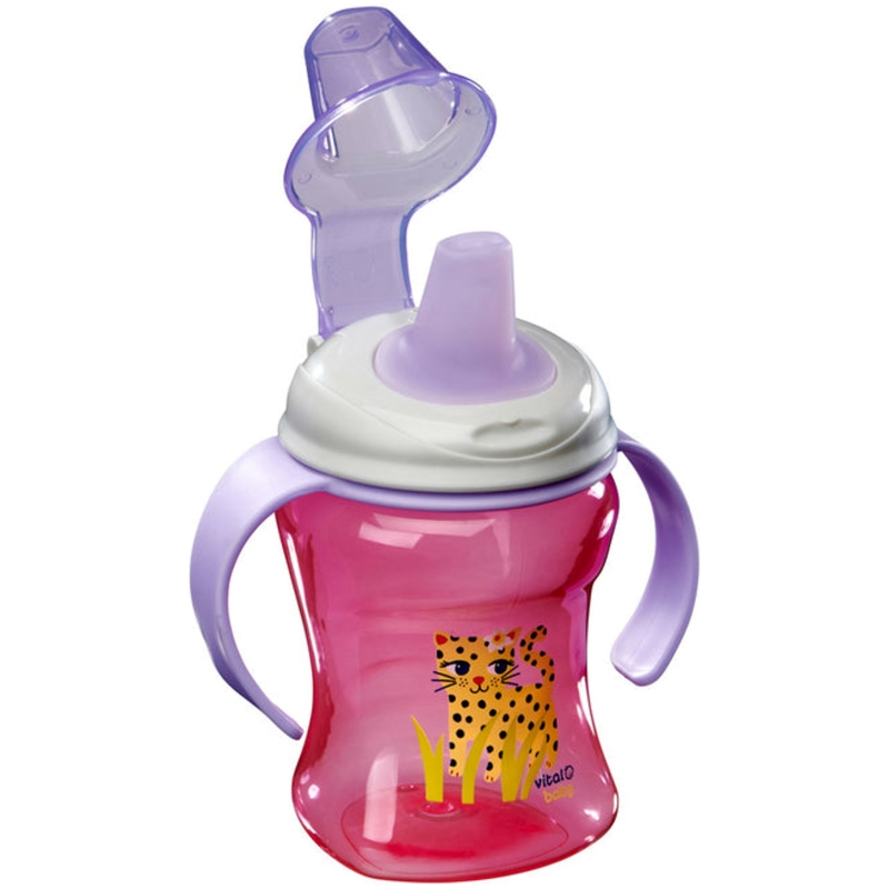 Vaso con boquilla y asas removibles easy sipper vital baby
