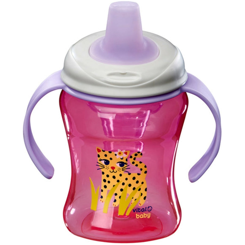 Vaso con boquilla y asas removibles easy sipper vital baby