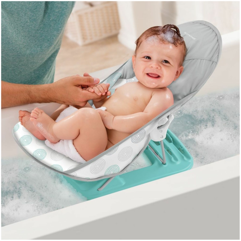 Hamaca deluxe baby bather dashed dots summer